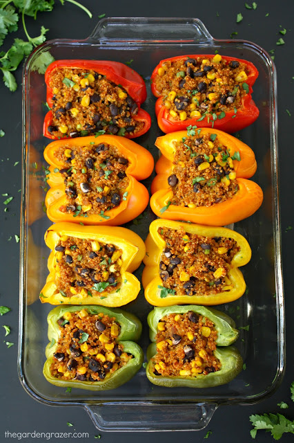 Mexican Quinoa Stuffed Peppers