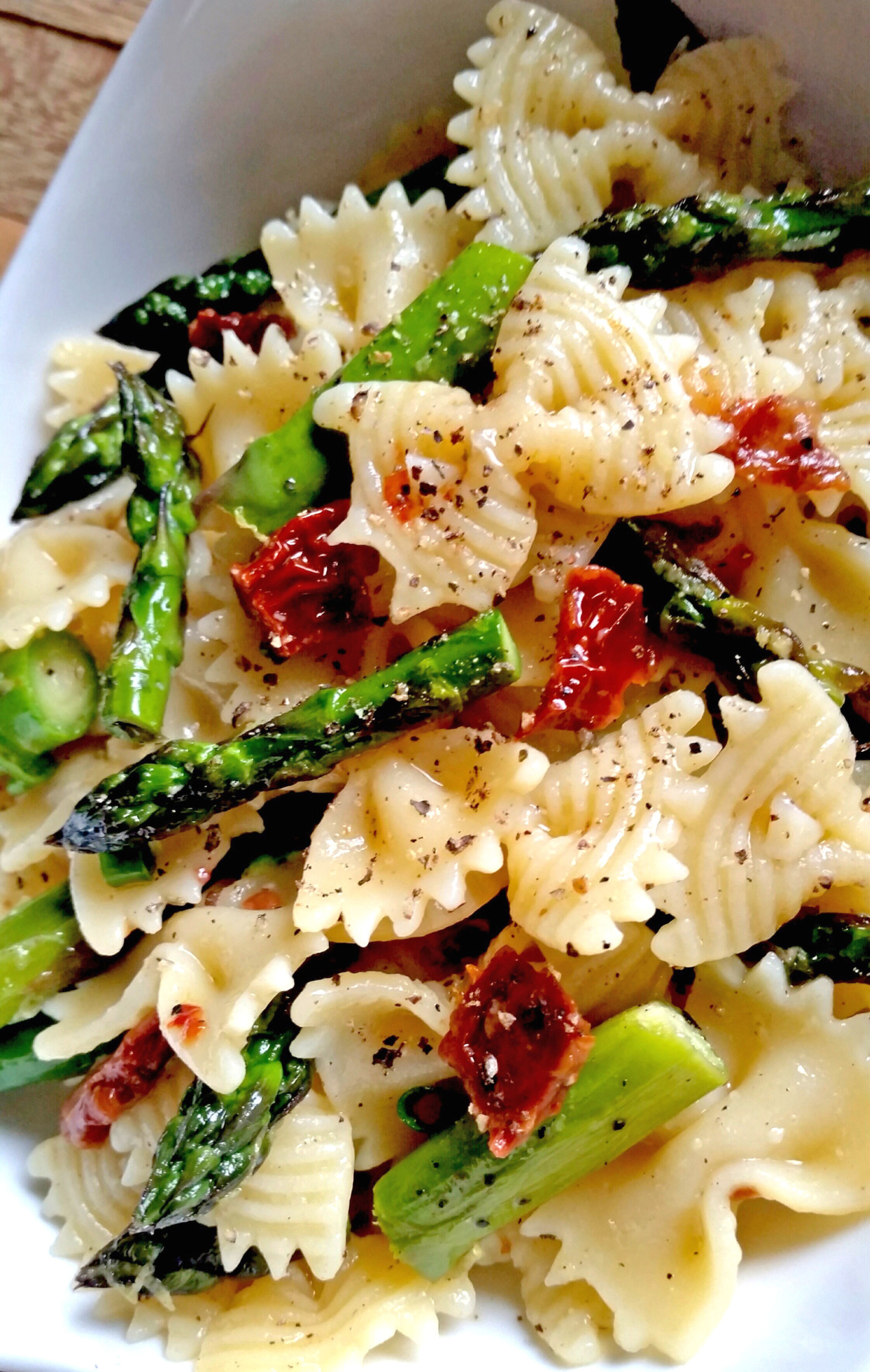 Roasted Asparagus Lemon Butter Pasta Salad | Carp Farmers' Market