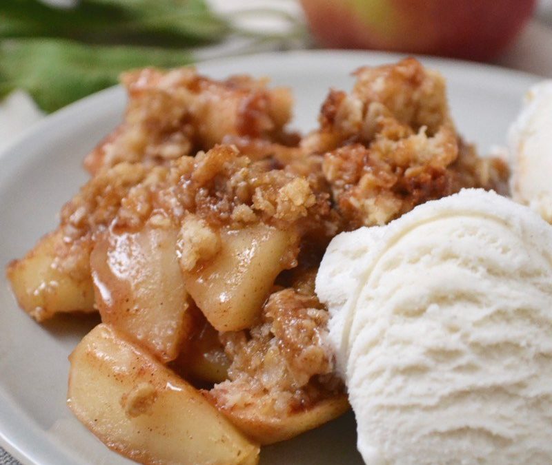 Perfectly Crumbly Apple Crisp