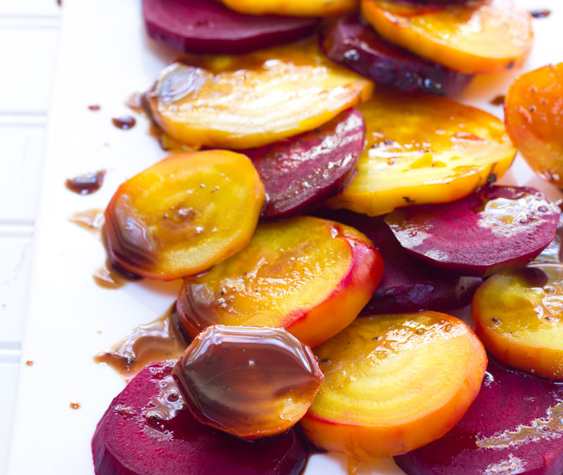 Roasted Beets with Balsamic Glaze