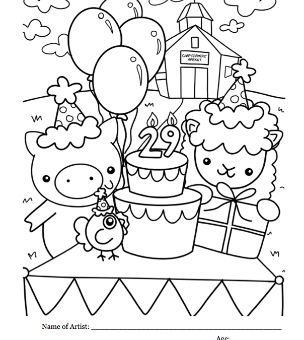 29 years! Kids’ Club Colouring Contest
